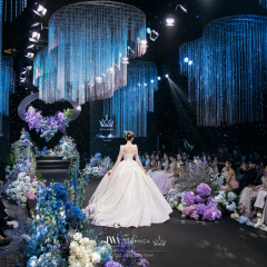Nội Thất Khu Trình Diễn Show Cưới Starry Moonlight — Linh Nga Couture × JW Academy, TP.HCM