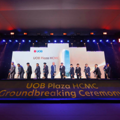 Sự kiện lễ động thổ UOB Plaza HCMC — Ba Son, TP.HCM