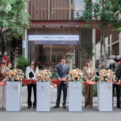 Nội thất khu sự kiện SOHO Social Club — Ra mắt nhà mẫu, The Global City, TP Thủ Đức