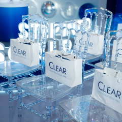 Nội thất khu activation CLEAR Scalp Lab — Step Into The Scalp World, Vạn Hạnh Mall, TP.HCM