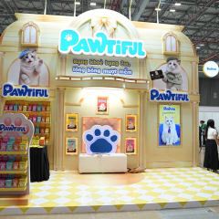 Sự kiện triển lãm gian hàng Pawtiful tại InterPetFest 2026 — SECC, TP.HCM
