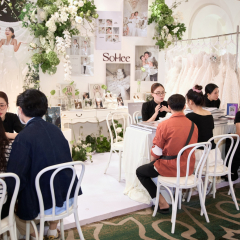 Nội Thất Khu Trình Diễn & Lounge Vietnam Wedding Week 2025 — Trung Dung Media, TP.HCM