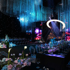 Nội Thất Khu Trình Diễn Show Cưới Starry Moonlight — Linh Nga Couture × JW Academy, TP.HCM
