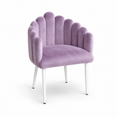 Ghế Bloom Armchair - Nhung Tím Lilac