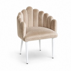 Ghế Bloom Armchair - Nhung Champagne
