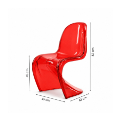 Ghế S Chair Crimson Red