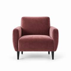 Ghế Sofa Armchair VIP - Nhung Hồng Dusty