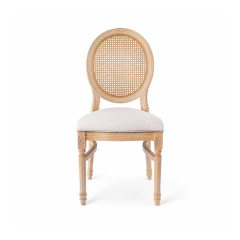 Ghế Louis XVI Lưng Mây Tân Cổ Điển