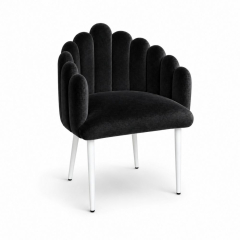 Ghế Bloom Armchair - Nhung Đen
