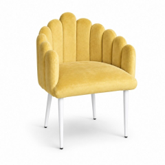 Ghế Bloom Armchair - Nhung Vàng Bơ