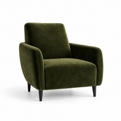 Ghế Sofa Armchair VIP - Nhung Xanh Olive