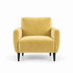 Ghế Sofa Armchair VIP - Nhung Vàng Bơ