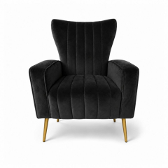 Ghế Sofa Armchair Aria - Nhung Đen