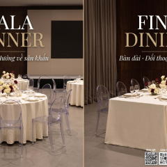 Fine dining là gì? Chef’s table, private dining khác nhau thế nào và cách bố trí bàn tiệc fine dining cho sự kiện
