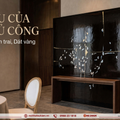 Sơn mài và bình phong Việt vào sự kiện cao cấp: điểm nhấn di sản hay đồ giả rẻ tiền?