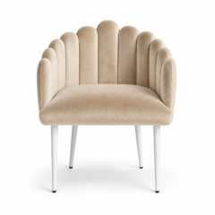 Ghế Bloom Armchair - Nhung Champagne