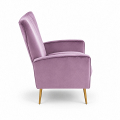 Ghế Sofa Armchair Aria - Nhung Tím Lilac