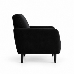 Ghế Sofa Armchair VIP - Nhung Đen