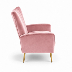 Ghế Sofa Armchair Aria - Nhung Hồng Đào