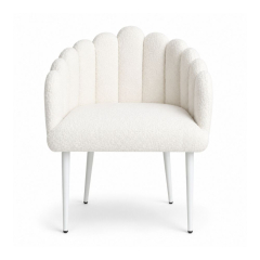Ghế Bloom Armchair - Bouclé Trắng
