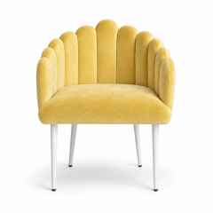Ghế Bloom Armchair - Nhung Vàng Bơ