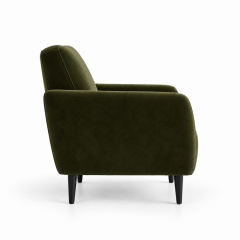 Ghế Sofa Armchair VIP - Nhung Xanh Olive