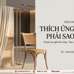Mây tre đan trở lại sự kiện cao cấp: tinh tế bản địa hay quê mùa?