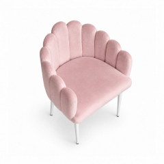 Ghế Bloom Armchair - Nhung Hồng Đào