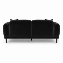 Sofa Đôi Lounge - Nhung Đen