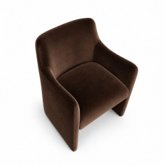 Ghế Sofa Muse - Nhung Nâu Chocolate