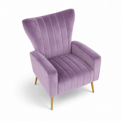 Ghế Sofa Armchair Aria - Nhung Tím Lilac