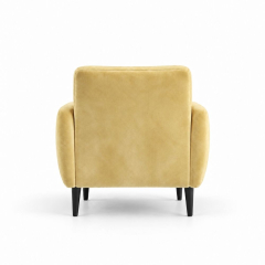 Ghế Sofa Armchair VIP - Nhung Vàng Bơ
