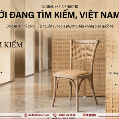 Mây tre đan trở lại sự kiện cao cấp: tinh tế bản địa hay quê mùa?