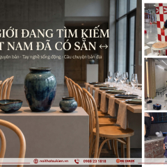 Gốm thủ công Việt vào sự kiện cao cấp: điểm nhấn tinh tế hay bày biện rối mắt?