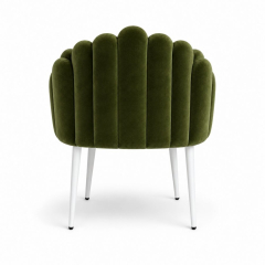 Ghế Bloom Armchair - Nhung Xanh Olive