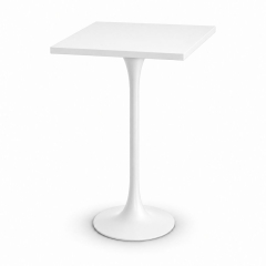 Bàn Bar Tulip Vuông 110cm - Trắng 70x70cm