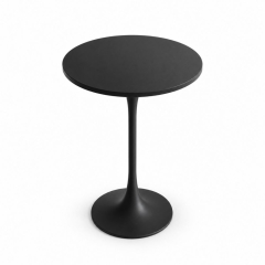 Bàn Bar Tulip 110cm - Đen; Ø60cm
