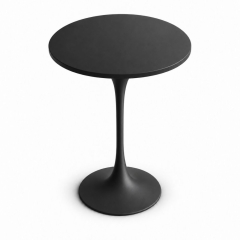 Bàn Bar Tulip 110cm - Đen; Ø80cm