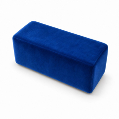 Ghế Bench Dài - Nhung Xanh Cobalt