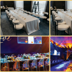Cho thuê bàn ghế tiệc tất niên, year end party cao cấp tại TP.HCM