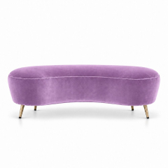 Ghế Băng Flow - Nhung Tím Lilac