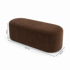 Ghế Băng Nova - Nhung Nâu Chocolate