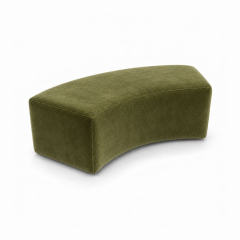 Ghế Băng Wave Module - Nhung Xanh Olive