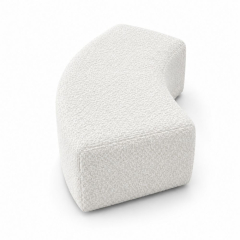Ghế Băng Wave Module - Bouclé Trắng