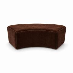 Ghế Băng Wave Module - Nhung Nâu Chocolate