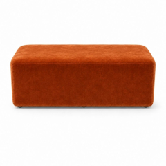 Ghế Bench Dài - Nhung Cam Đất