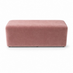 Ghế Bench Dài - Nhung Hồng Dusty