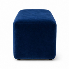 Ghế Bench Dài - Nhung Xanh Cobalt