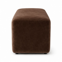 Ghế Bench Dài - Nhung Nâu Chocolate