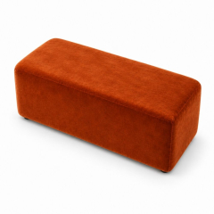 Ghế Bench Dài - Nhung Cam Đất